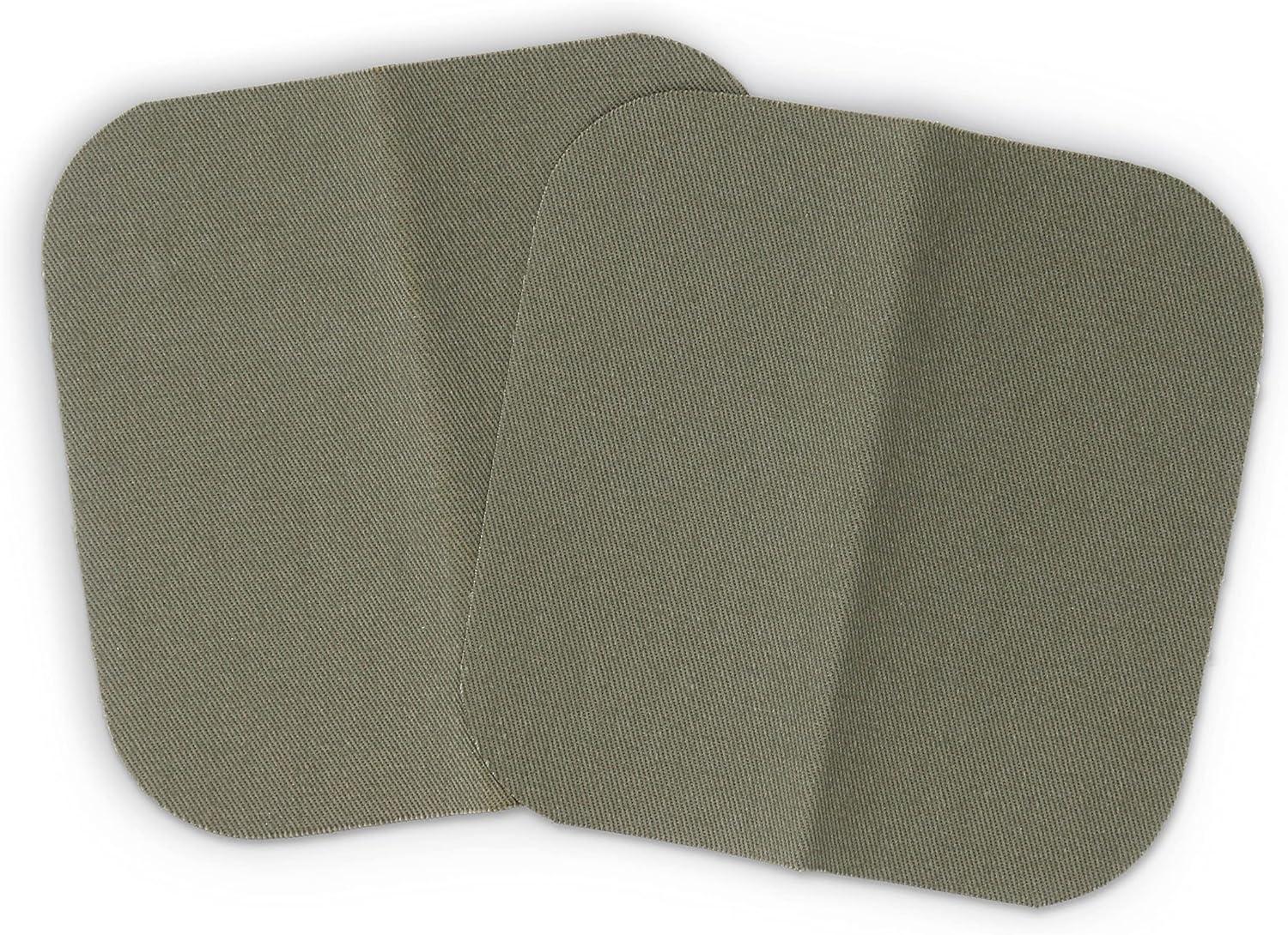 imageDritz 55283 Patches IronOn Twill Assorted Sizes ampamp Colors 16CountOlive