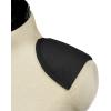 imageDritz 103562 530781 Shoulder Pads Covered Setin 12Inch Black