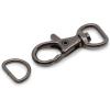 imageDritz 11338 Small Swivel Hook ampamp DRing 1Inch Antique BrassGunmetal