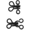imageDritz 90165 Hook ampamp Eye Closures Nickel Size 1 14CountBlack