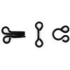 imageDritz 90165 Hook ampamp Eye Closures Nickel Size 1 14CountBlack