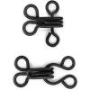 imageDritz 90165 Hook ampamp Eye Closures Nickel Size 1 14CountBlack
