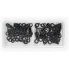 imageDritz 90165 Hook ampamp Eye Closures Nickel Size 1 14CountBlack