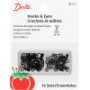 imageDritz 90165 Hook ampamp Eye Closures Nickel Size 1 14CountBlack