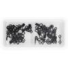 imageDritz 90165 Hook ampamp Eye Closures Nickel Size 1 14CountBlack