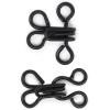 imageDritz 90165 Hook ampamp Eye Closures Nickel Size 1 14CountBlack