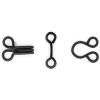 imageDritz 90165 Hook ampamp Eye Closures Nickel Size 1 14CountBlack