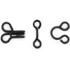 imageDritz 90165 Hook ampamp Eye Closures Nickel Size 1 14CountBlack