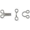 imageDritz 90165 Hook ampamp Eye Closures Nickel Size 1 14CountNickel