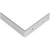 imageDritz Campaign Hardware Small Hammered Right Angle Decorative Metal Corners Nickel 9