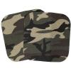 imageDritz Heavy Canvas IronOn Patches 5 x 5Inch 2 Count BlackCamouflage Green
