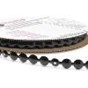 imageDritz Home 44314 Smooth Decorative Nailhead Trim 716Inch x 5Yards Black 75PieceBlack