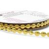 imageDritz Home 44314 Smooth Decorative Nailhead Trim 716Inch x 5Yards Black 75PieceBrass
