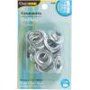 imageDritz Home 44389 Grommet Kit 10 Sets with Tools 716Inch ZincPlated Brass  SilverSilver