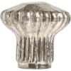 imageDritz Home 47028A Ceramic Scallop Knob White Pack of 6Silver