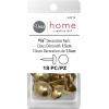 imageDritz Home 9009 Smooth Decorative Nails 38Inch Brass 36PieceBrass
