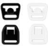 imageDritz womens Top Bra Clips Black White 3 8Inch US12Inch