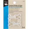 imageDritz Covered Hooks ampamp Eyes Extra Large 2 Set White