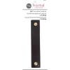 imageDritz Home 443352 Faux Leather Handle Set 512Inch Brown 3Pack