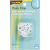 imageDritz Home 44347 Plastic Rings 12Inch White 24Piece