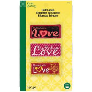 imageDritz 3242 SewIn Embroidered Label Handmade Design 9CountWith Love