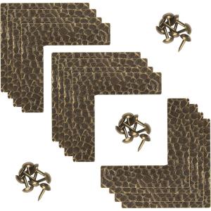 imageDritz Home 4479438 Campaign Hardware Small Hammered L Antique Brass 3Pack