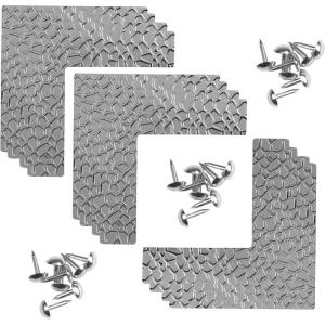 imageDritz Home 4479465 Campaign Hardware Small Hammered L Nickel 3Pack