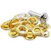 imageDritz 660 ExtraLarge Eyelet Kit with Tool Brass 716Inch 10CountBrass