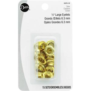 imageDritz 14quot Large Eyelets 15 Sets Gilt