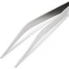 imageDritz 818 Soft Grip Tweezers 4 inches SilverRegular