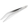 imageDritz 818 Soft Grip Tweezers 4 inches SilverRegular