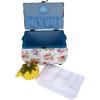 imageDritz Sewing Basket RECTGL Multicolor Bright Floral