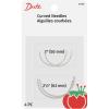 imageDritz 3050 Quilters Curved Hand Needles 2Inch ampamp 212Inch Nickel 4Count
