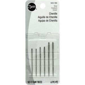 imageDritz 56CH1822 Chenille Hand Needles Size 1822 6Count