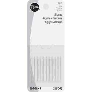 imageDritz 56S9 Sharps Hand Needles Size 9 20CountNickelSize 9