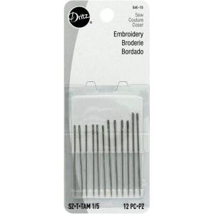 imageDritz Embroidery Hand Needles Size 39 16CountSize 15