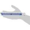imageDritz 7quot Point Turner Seam Gauge Nickel with Black Printing and Blue Slider