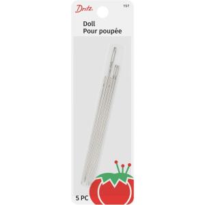 imageDritz 157 Doll Hand Needles Assorted Sizes 5Count Nickel