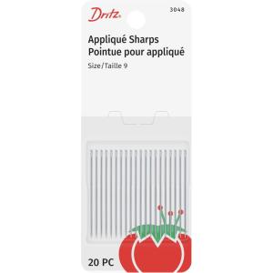 imageDritz 3048 Applique Sharps Hand Needles Size 9 Nickel 20Count