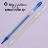 imageDritz Fabric Marking Pencils Water Soluble and Retractable White ampamp Blue