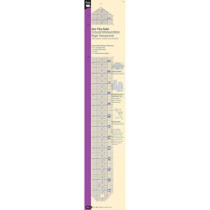 imageDritz 24quot Hip Pattern Drafting Clear Curved RulerSeeThru Ruler