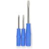 imageDritz 2 Flat 1 Phillips Head Assorted Sizes Screwdriver Set Blue