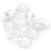 imageDritz Class 15 Reusable 12 Count Clear Plastic Bobbins