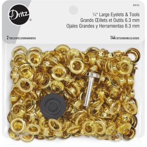 imageDritz 14in Nickel Includes Eyelets and Tools Fasteners Large 14quotGold