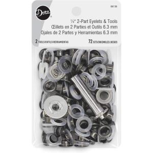 imageDritz 14in Nickel Includes Eyelets and Tools Fasteners Large 14quotGunmetal