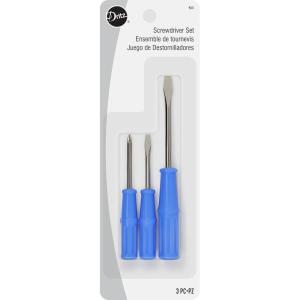 imageDritz 2 Flat 1 Phillips Head Assorted Sizes Screwdriver Set Blue