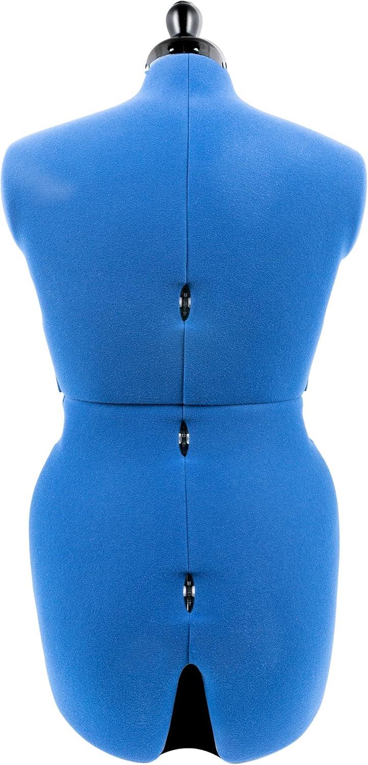 imageDritz 20405 My Double Deluxe Dressform with TriPod Stand Adjustable Up to 70 Shoulder Height Small Blue SapphireMedium