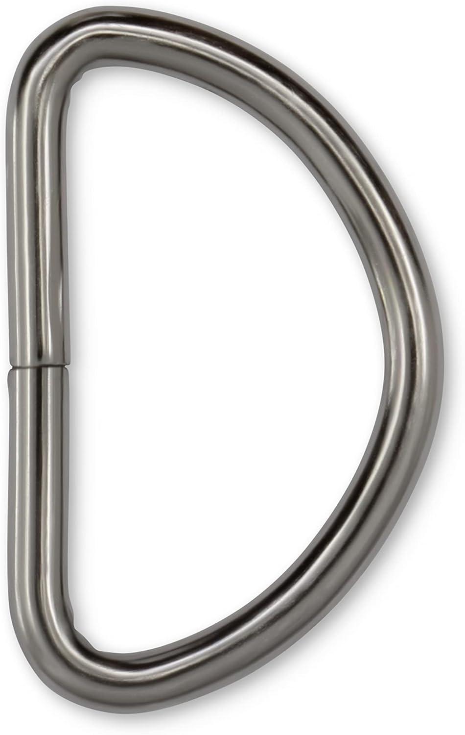 imageDritz D Rings 1in Nickel Bag ampamp Tote Accessories 1quot 24ctGunmetal