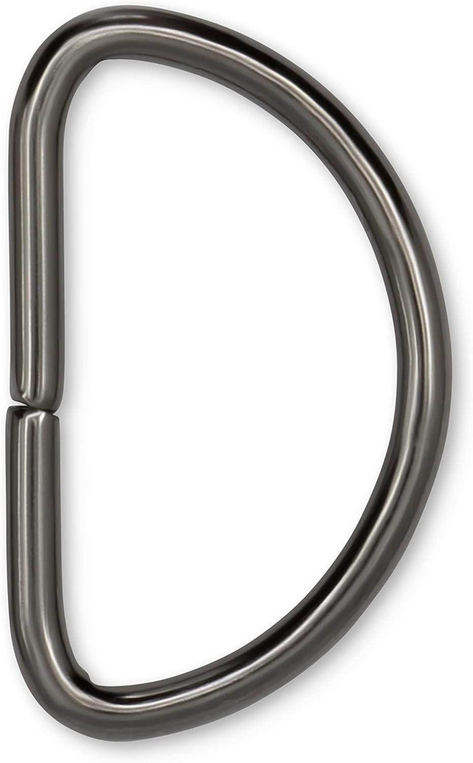 imageDritz D Rings 1in Nickel Bag ampamp Tote Accessories 1quot 24ctNickel