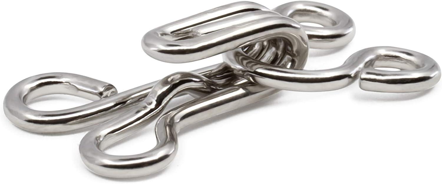 imageDritz Hooks ampamp Eyes Nickel Fasteners Size 3 96 SetsNickel